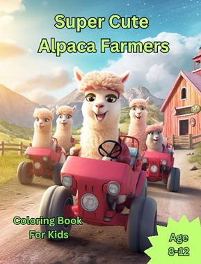 Alpacas harvesting at the alpaca farm